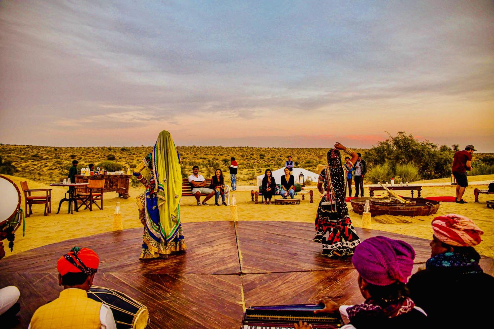 Jaisalmer Sand Dunes Luxury Camp And Resort ภายนอก รูปภาพ