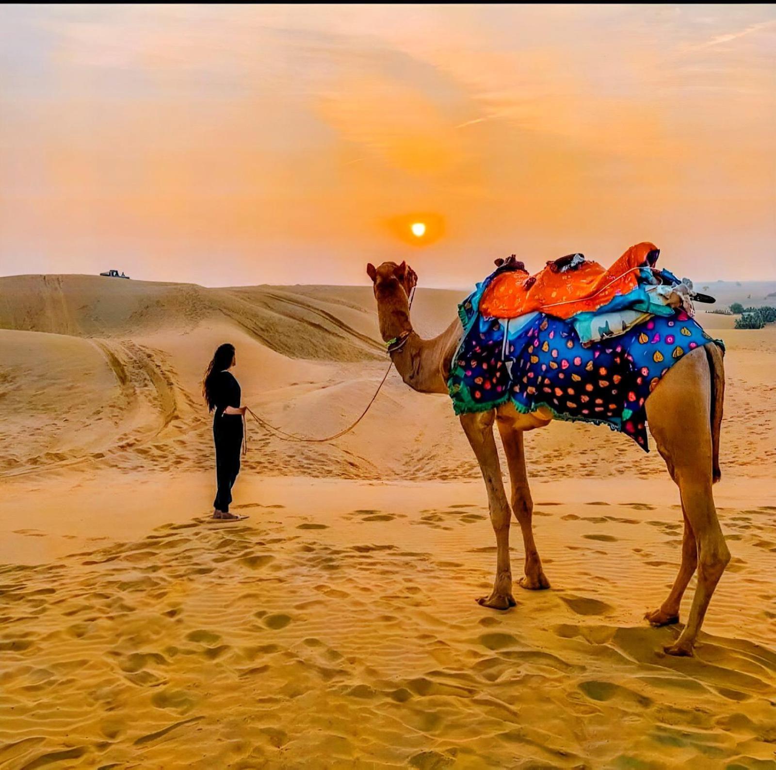 Jaisalmer Sand Dunes Luxury Camp And Resort ภายนอก รูปภาพ